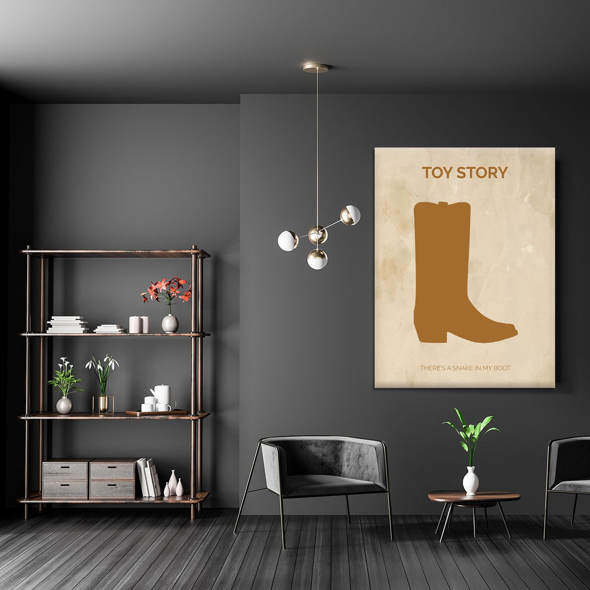Toy Story Minimal Movie Canvas Print or Poster