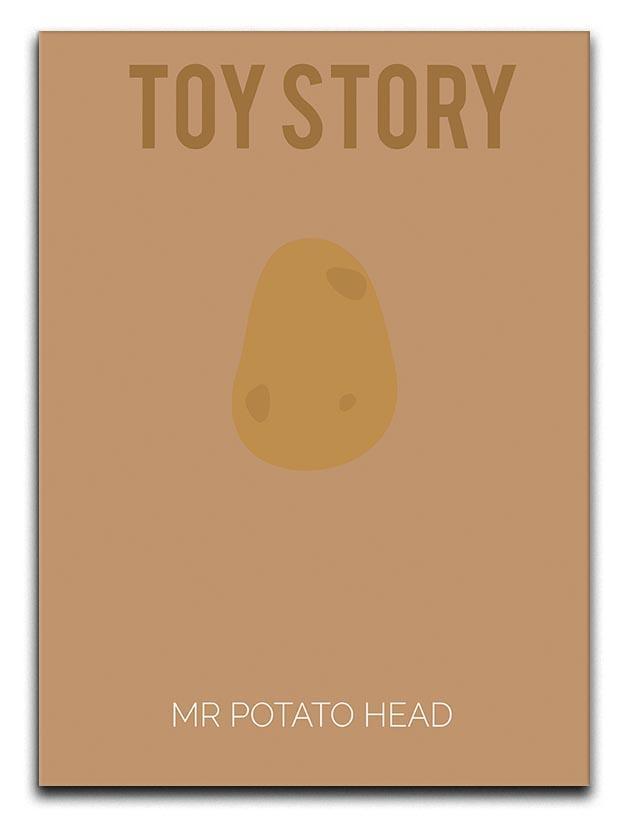Toy Story Mr Potato Head Minimal Movie Canvas Print or Poster  - Canvas Art Rocks - 1