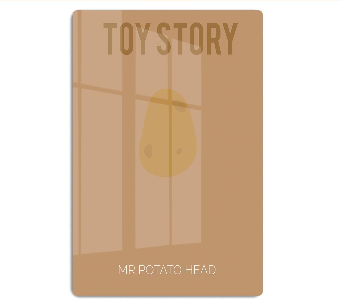 Toy Story Mr Potato Head Minimal Movie HD Metal Print
