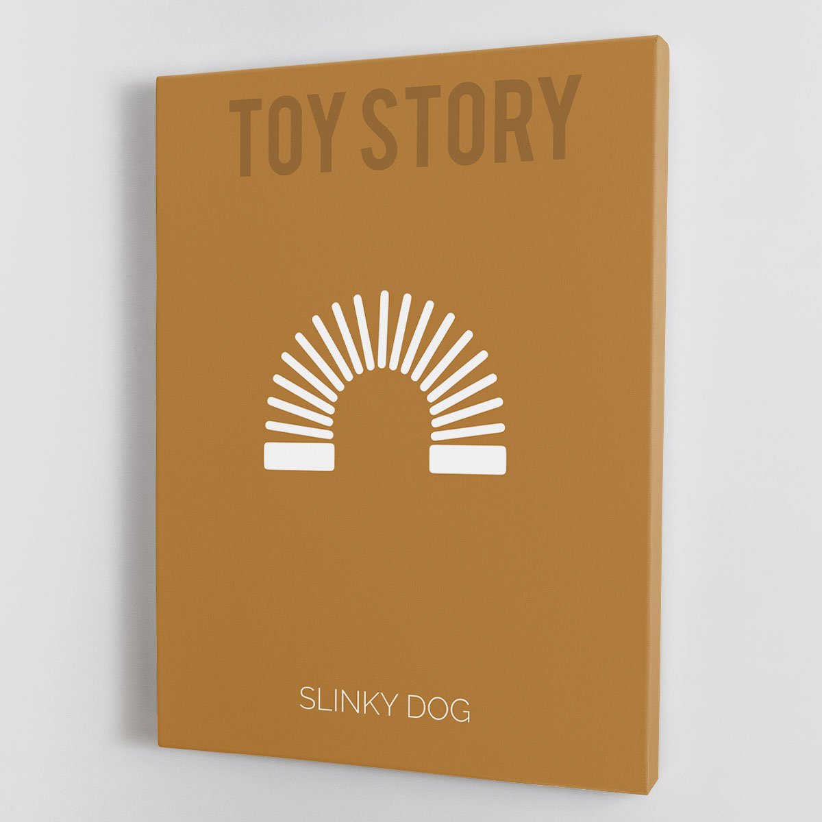 Toy Story Slinky Dog Minimal Movie Canvas Print or Poster