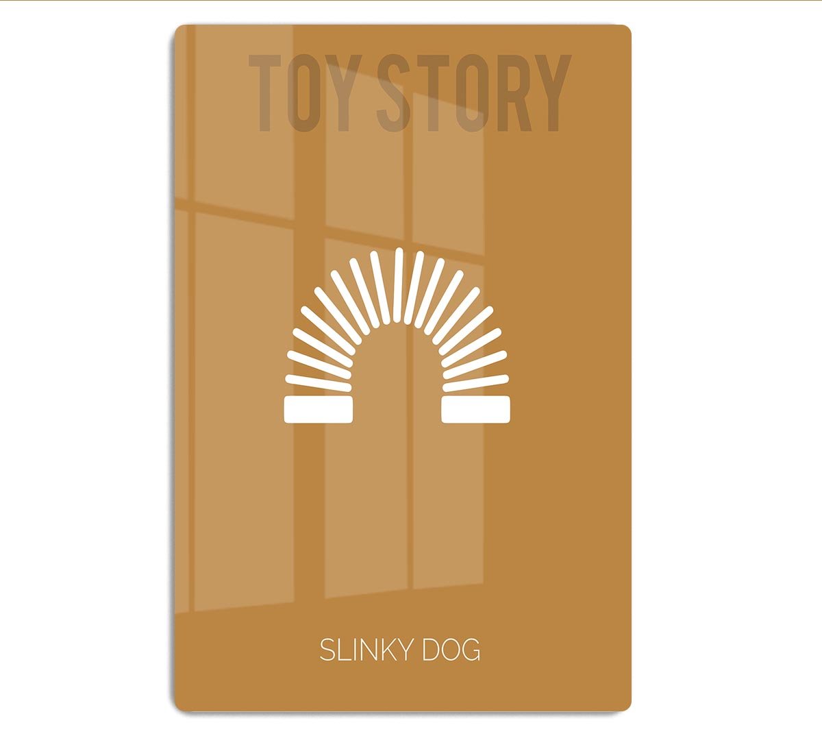 Toy Story Slinky Dog Minimal Movie HD Metal Print - Canvas Art Rocks - 1