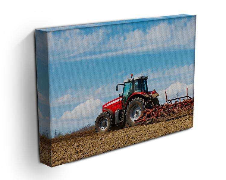 Tractor plowing the field Canvas Print or Poster - Canvas Art Rocks - 3