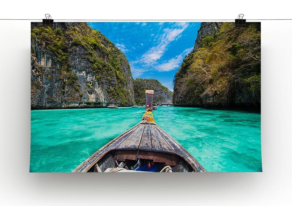 Traditional wooden boat Canvas Print or Poster - Canvas Art Rocks - 2