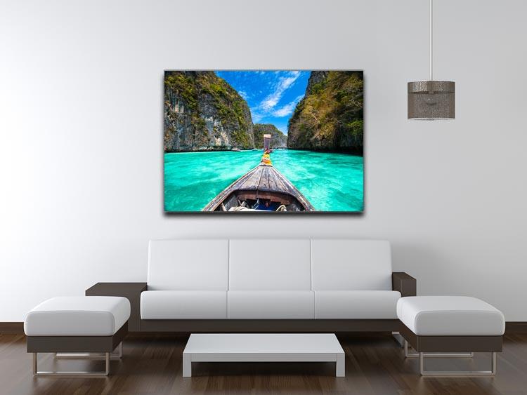 Traditional wooden boat Canvas Print or Poster - Canvas Art Rocks - 4