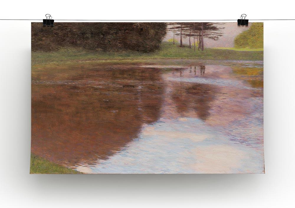 Tranquil Pond near Salzburg by Klimt Canvas Print or Poster - Canvas Art Rocks - 2