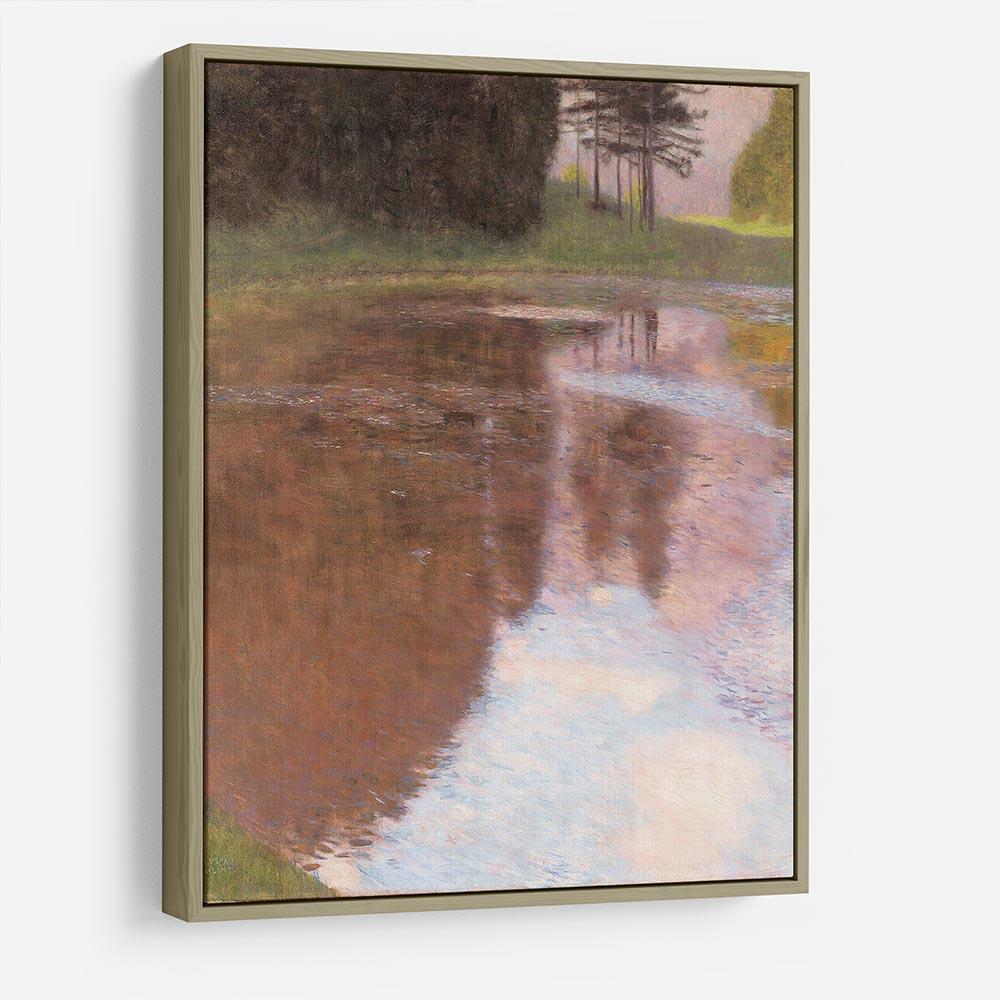Tranquil Pond near Salzburg by Klimt HD Metal Print