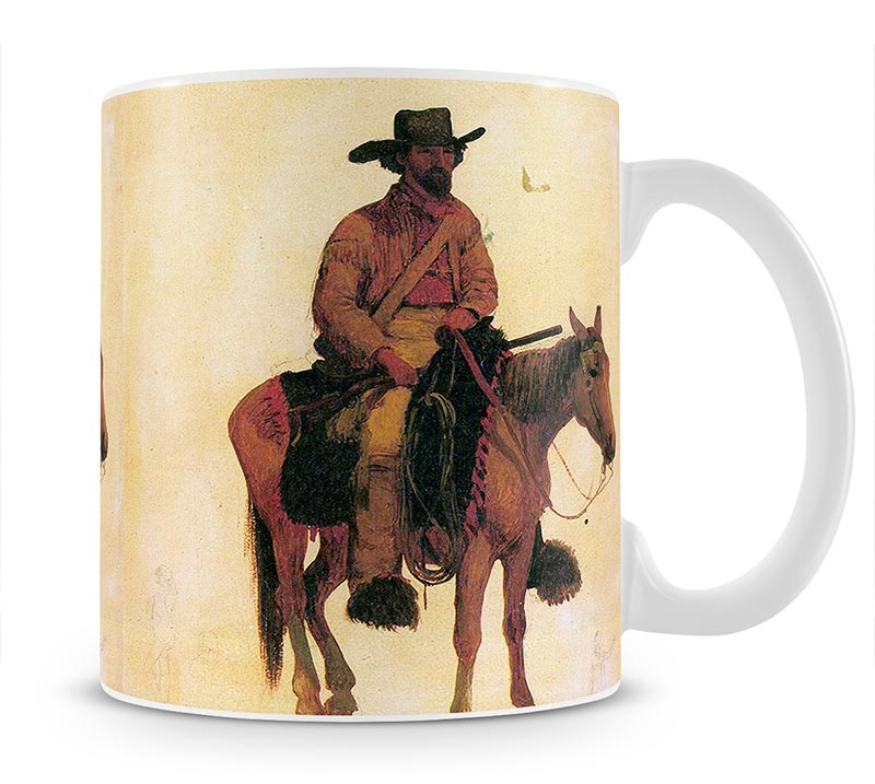 Trapper by Bierstadt Mug - Canvas Art Rocks - 1