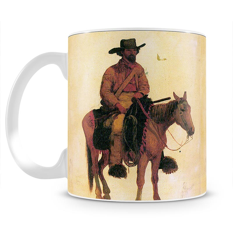 Trapper by Bierstadt Mug - Canvas Art Rocks - 1