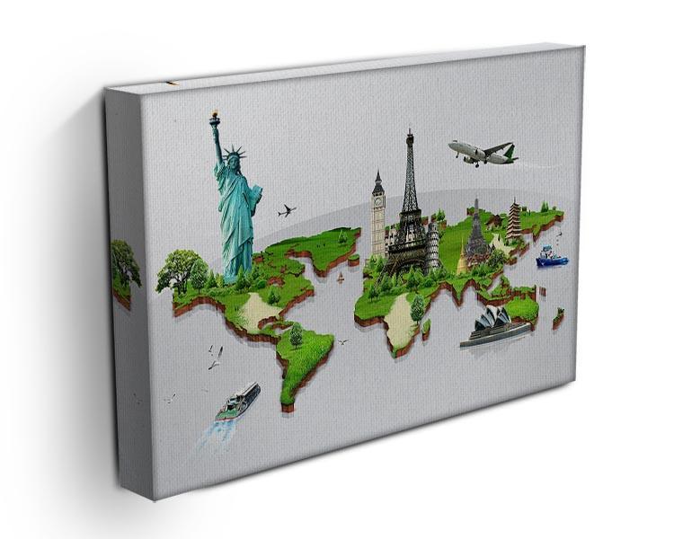 Travel the world concept Canvas Print or Poster - Canvas Art Rocks - 3