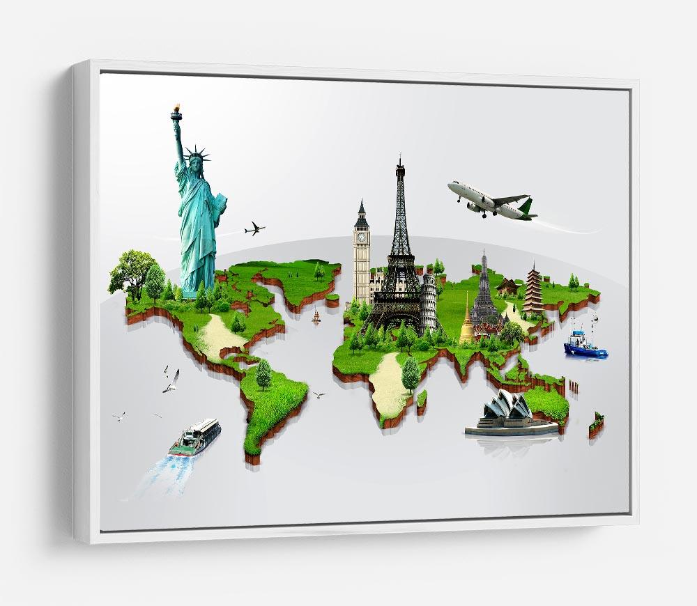 Travel the world concept HD Metal Print