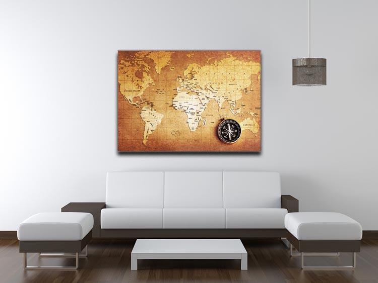 Treasure map background Canvas Print or Poster - Canvas Art Rocks - 4