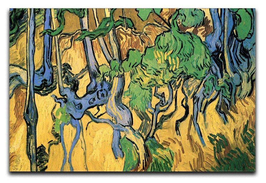 Tree Roots and Trunks by Van Gogh Canvas Print & Poster  - Canvas Art Rocks - 1