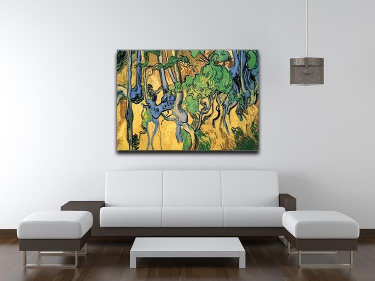 Tree Roots and Trunks by Van Gogh Canvas Print & Poster - Canvas Art Rocks - 4