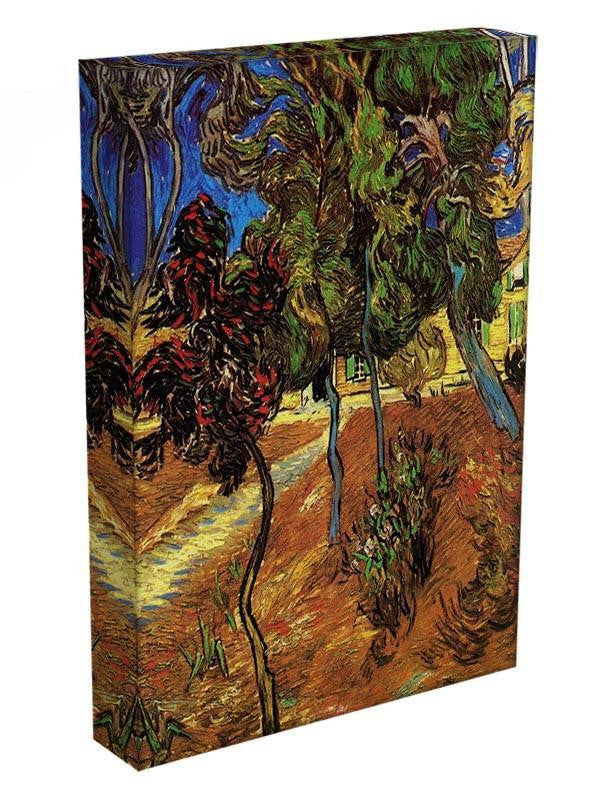 Trees in the Garden of Saint-Paul Hospital 2 by Van Gogh Canvas Print & Poster - Canvas Art Rocks - 3