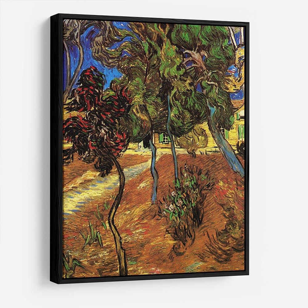 Trees in the Garden of Saint-Paul Hospital 2 by Van Gogh HD Metal Print