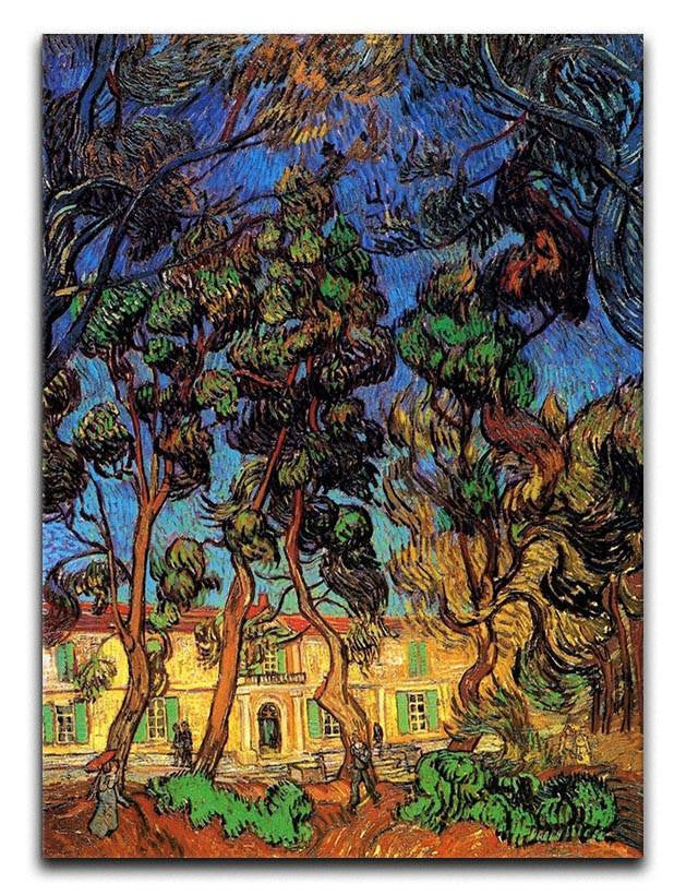 Trees in the Garden of Saint-Paul Hospital by Van Gogh Canvas Print & Poster  - Canvas Art Rocks - 1