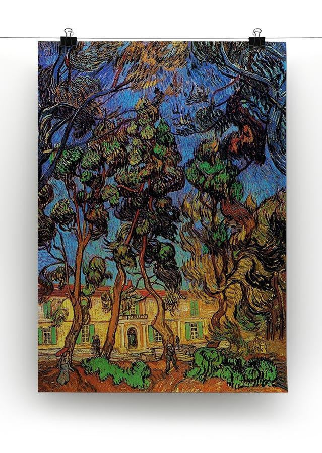 Trees in the Garden of Saint-Paul Hospital by Van Gogh Canvas Print & Poster - Canvas Art Rocks - 2