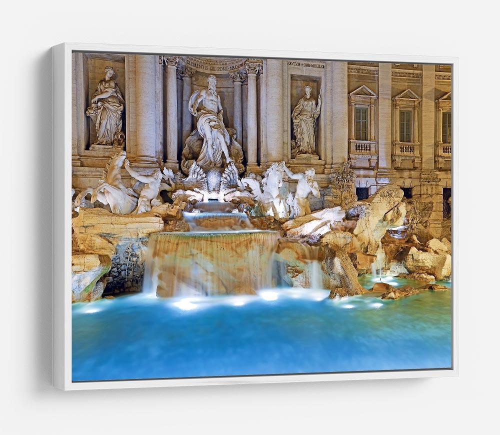 Trevi Fountain Rome HD Metal Print