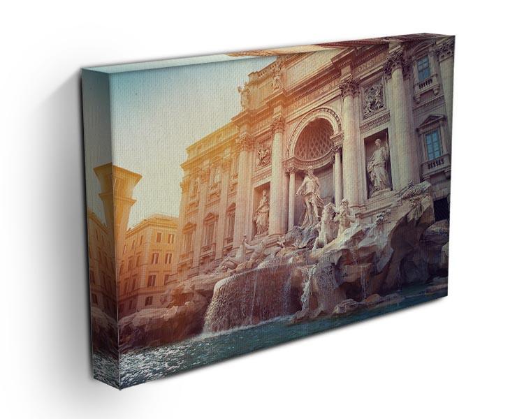 Trevi Fountain in Rome Italy Canvas Print or Poster - Canvas Art Rocks - 3