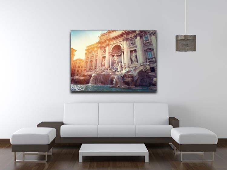 Trevi Fountain in Rome Italy Canvas Print or Poster - Canvas Art Rocks - 4