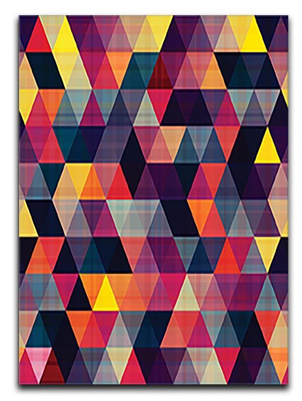 Triangle background texture Canvas Print or Poster  - Canvas Art Rocks - 1