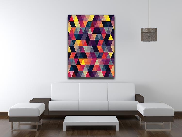 Triangle background texture Canvas Print or Poster - Canvas Art Rocks - 4