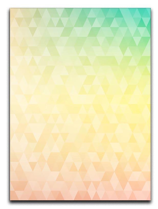 Triangular polygons Canvas Print or Poster  - Canvas Art Rocks - 1