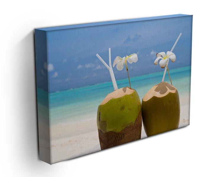 Tropical Coconut Cocktail Canvas Print or Poster - Canvas Art Rocks - 3