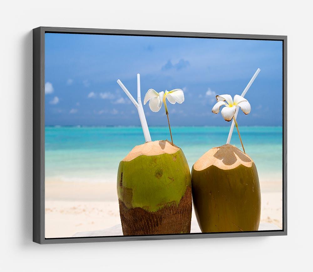 Tropical Coconut Cocktail HD Metal Print - Canvas Art Rocks - 9