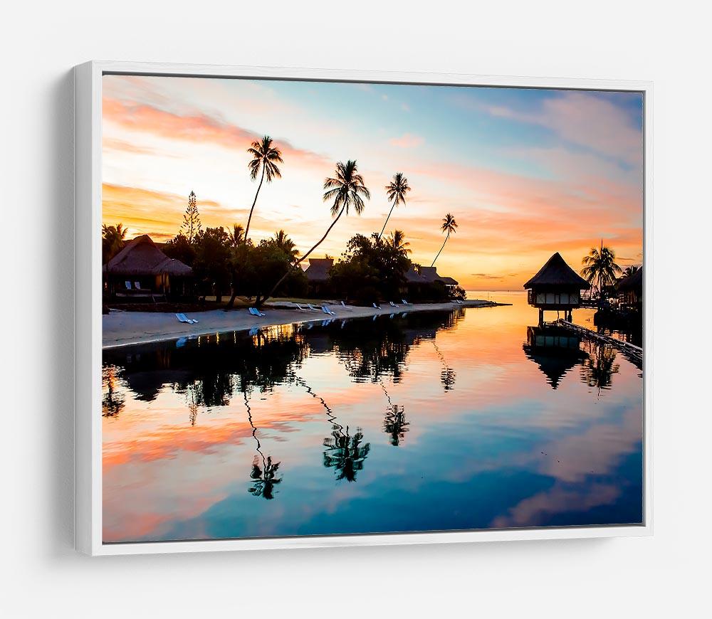 Tropical Sunset at Moorea HD Metal Print - Canvas Art Rocks - 7