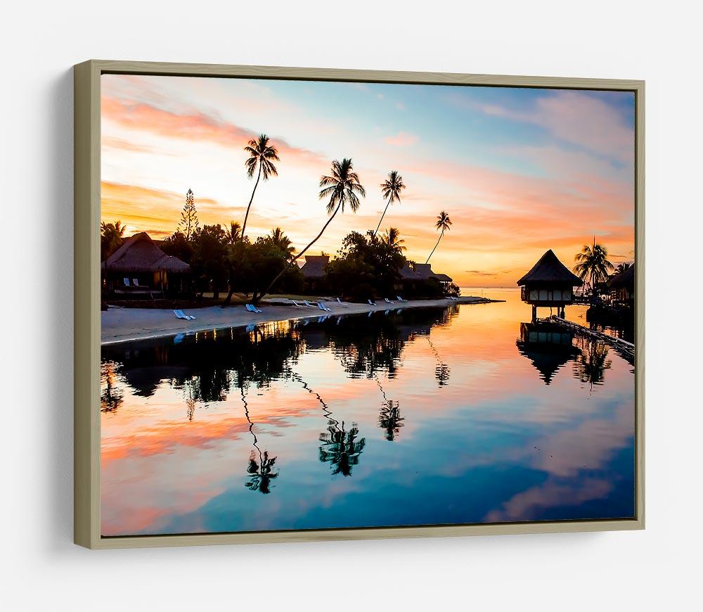 Tropical Sunset at Moorea HD Metal Print - Canvas Art Rocks - 8