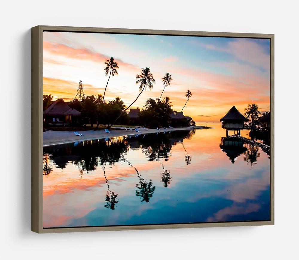Tropical Sunset at Moorea HD Metal Print - Canvas Art Rocks - 10