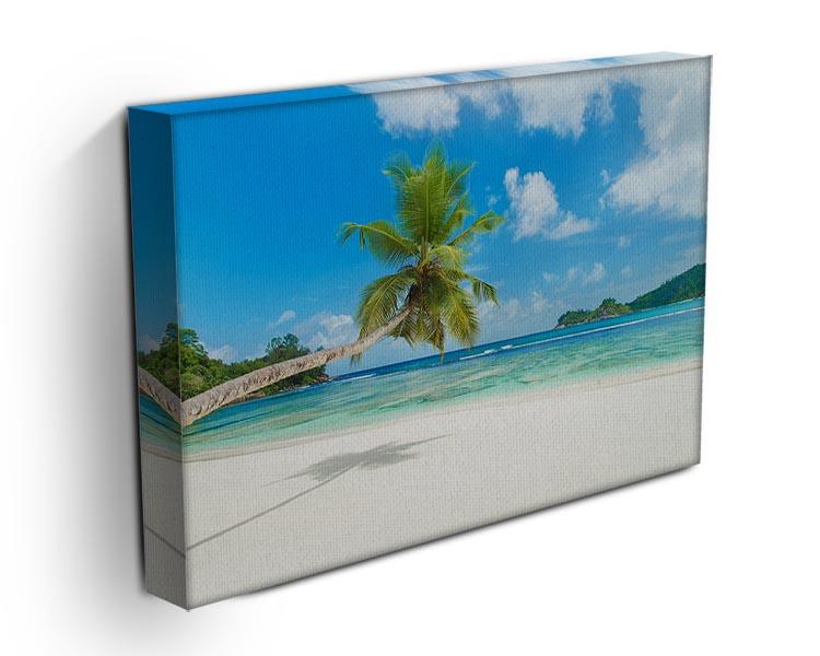 Tropical beach Baie Lazare Canvas Print or Poster - Canvas Art Rocks - 3