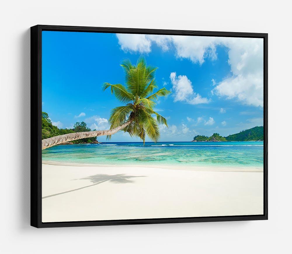 Tropical beach Baie Lazare HD Metal Print - Canvas Art Rocks - 6