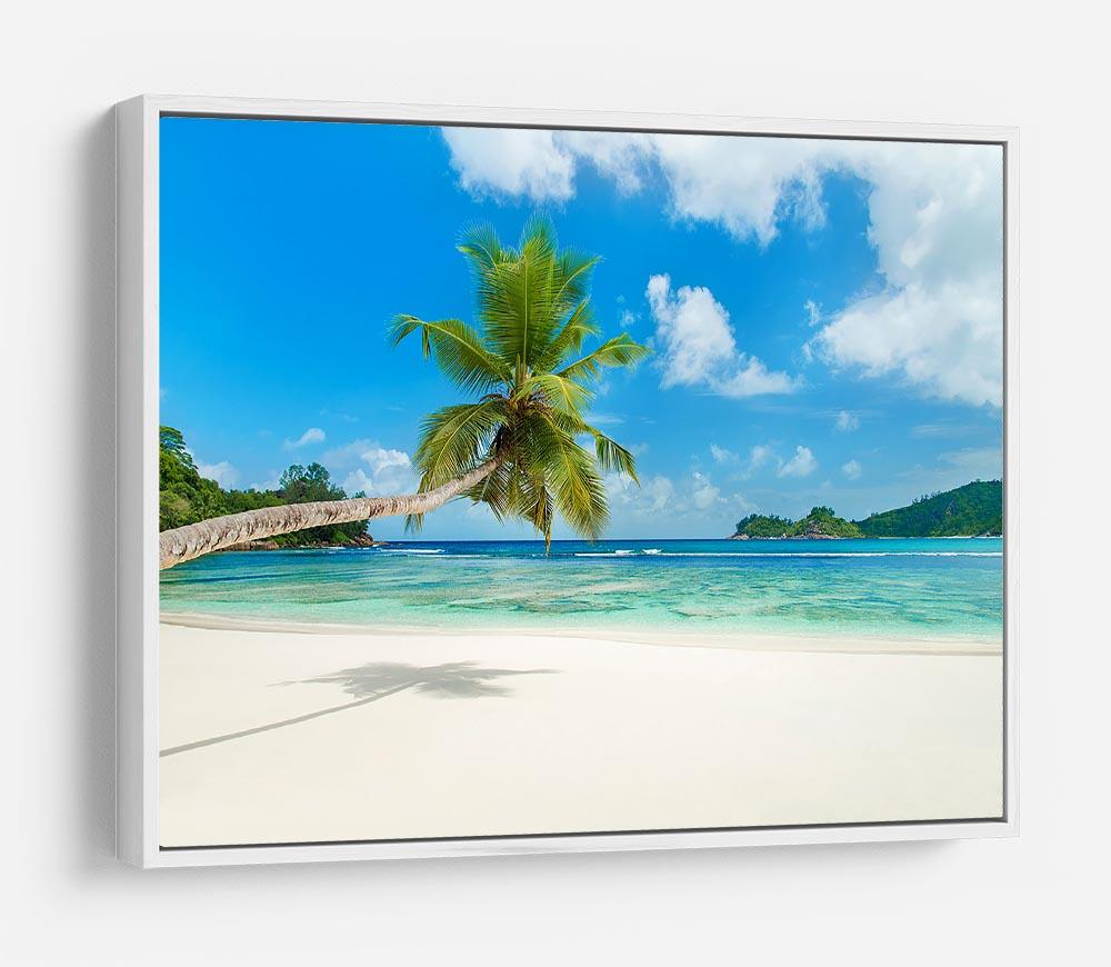 Tropical beach Baie Lazare HD Metal Print - Canvas Art Rocks - 7