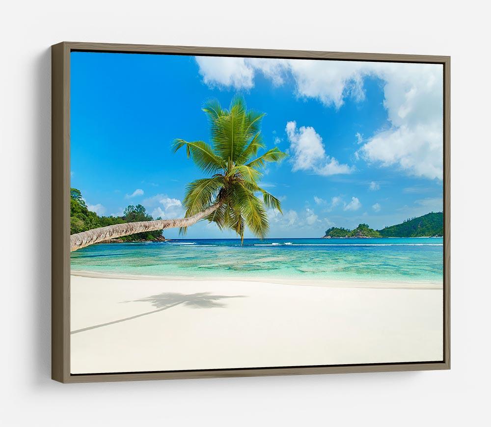 Tropical beach Baie Lazare HD Metal Print - Canvas Art Rocks - 10