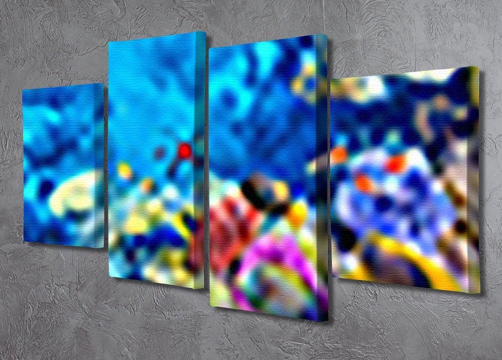 Tropical fish 4 Split Panel Canvas  - Canvas Art Rocks - 2