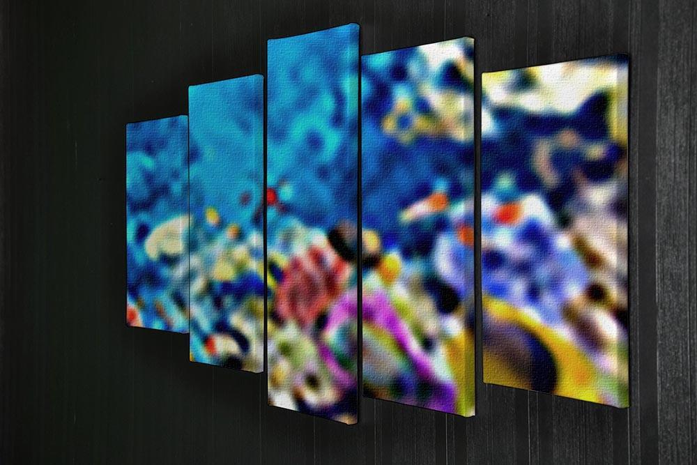 Tropical fish 5 Split Panel Canvas  - Canvas Art Rocks - 2