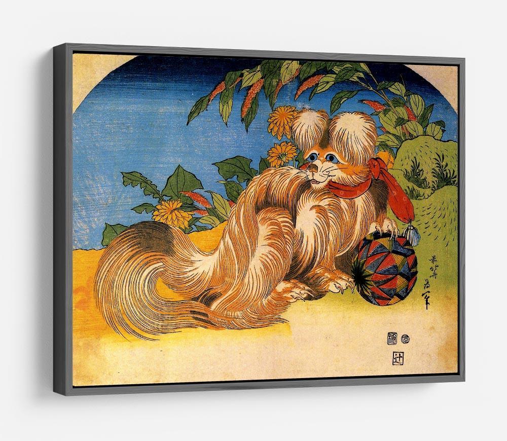 Tschin - the pet dog by Hokusai HD Metal Print