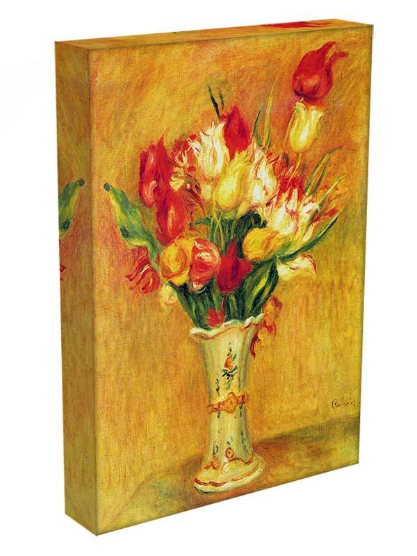 Tulips in a Vase by Renoir Canvas Print or Poster - Canvas Art Rocks - 3