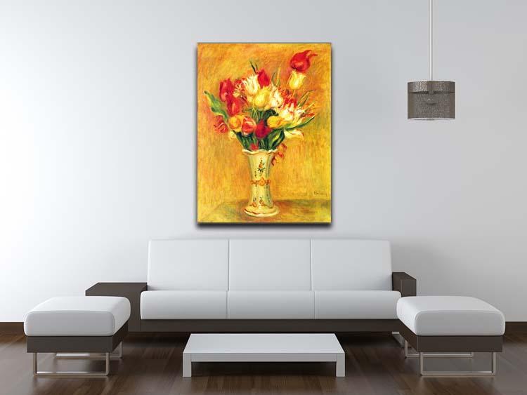 Tulips in a Vase by Renoir Canvas Print or Poster - Canvas Art Rocks - 4