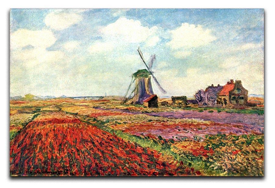 Tulips of Holland by Monet Canvas Print & Poster  - Canvas Art Rocks - 1
