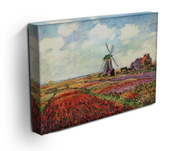 Tulips of Holland by Monet Canvas Print & Poster - Canvas Art Rocks - 3