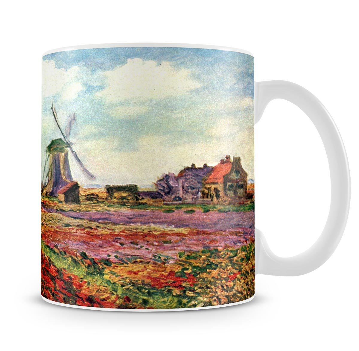 Tulips of Holland by Monet Mug - Canvas Art Rocks - 4