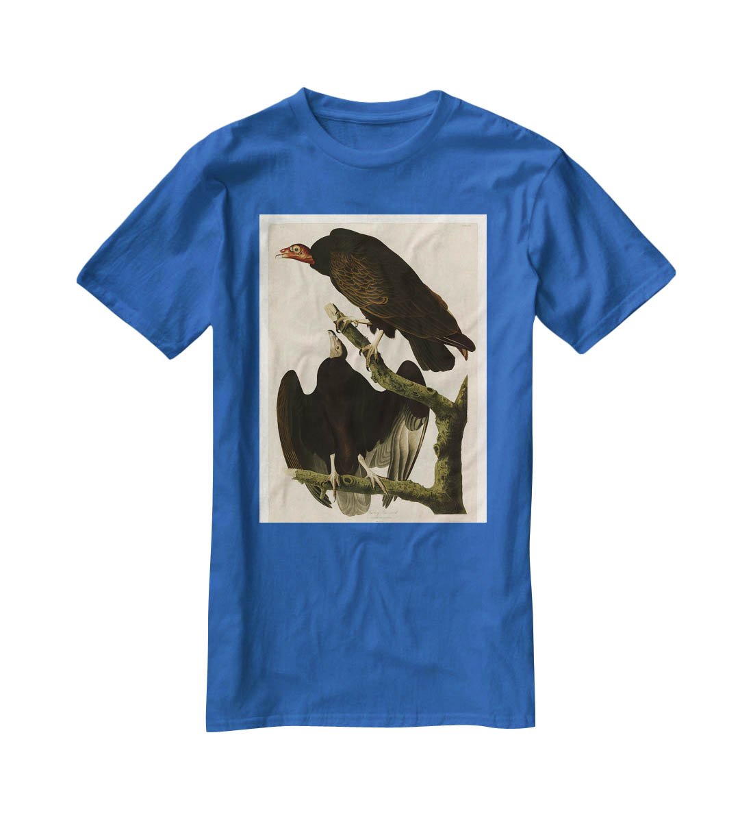 Turkey Buzzard by Audubon T-Shirt - Canvas Art Rocks - 2