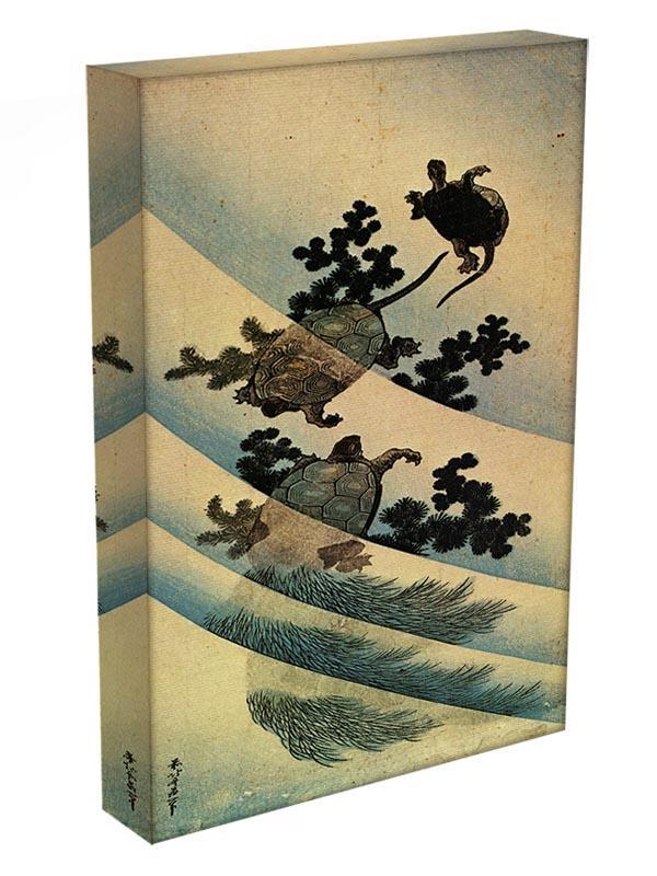 Turtles by Hokusai Canvas Print or Poster - Canvas Art Rocks - 3