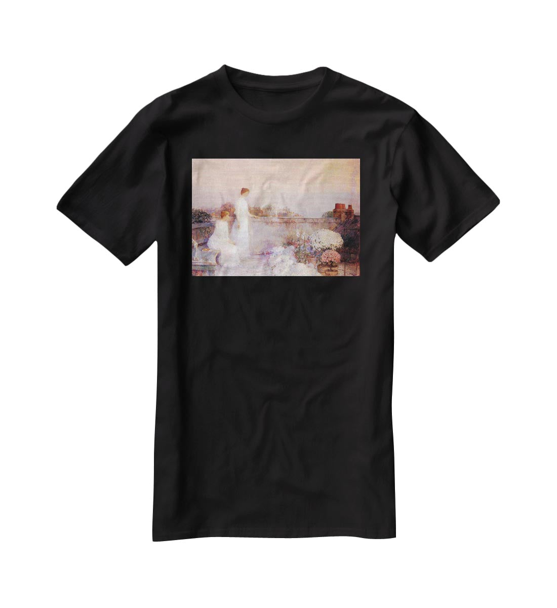 Twilight by Hassam T-Shirt - Canvas Art Rocks - 1