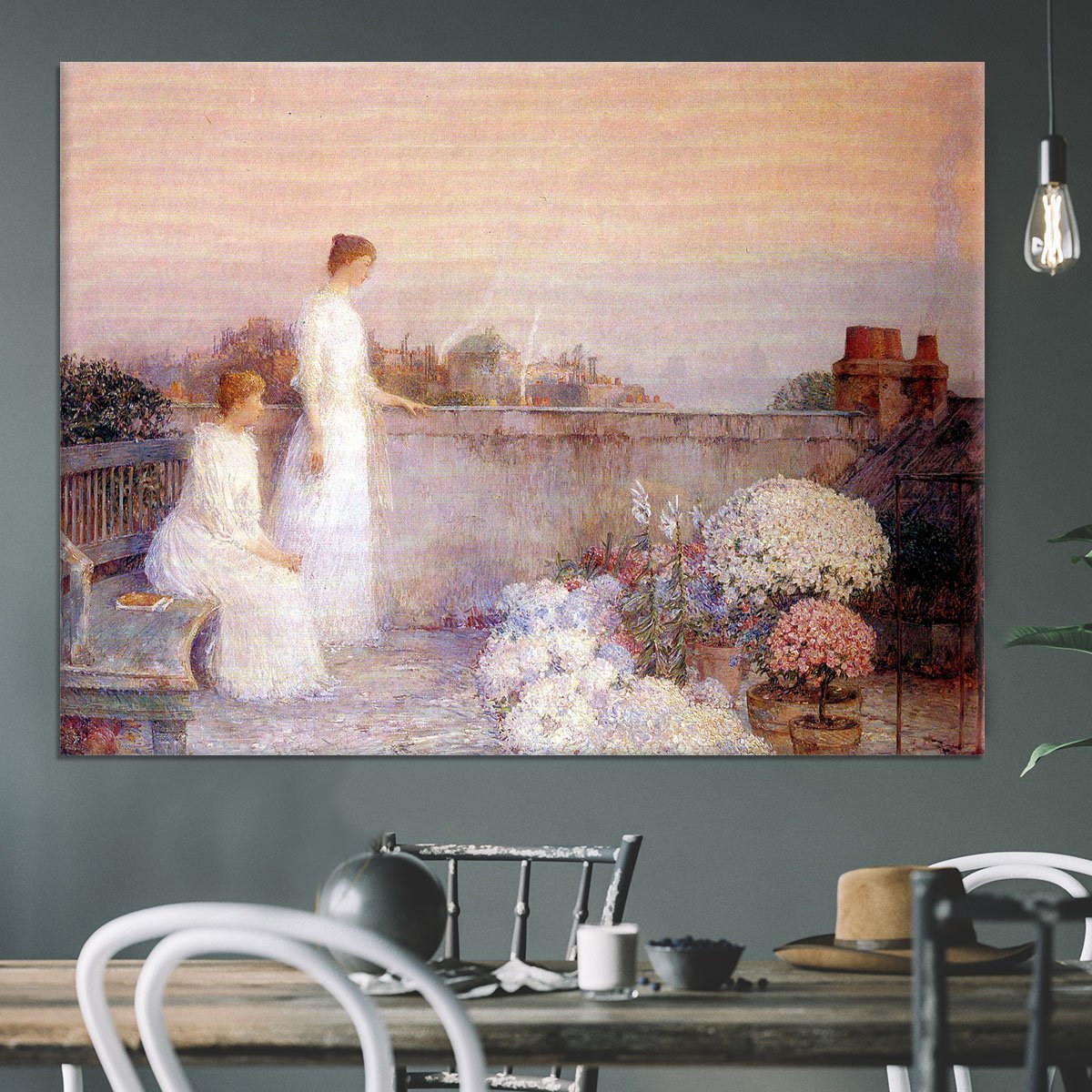 Twilight by Hassam Canvas Print or Poster