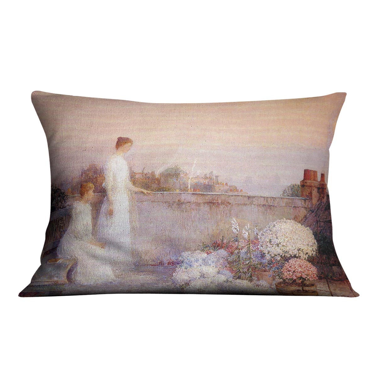 Twilight by Hassam Cushion - Canvas Art Rocks - 4