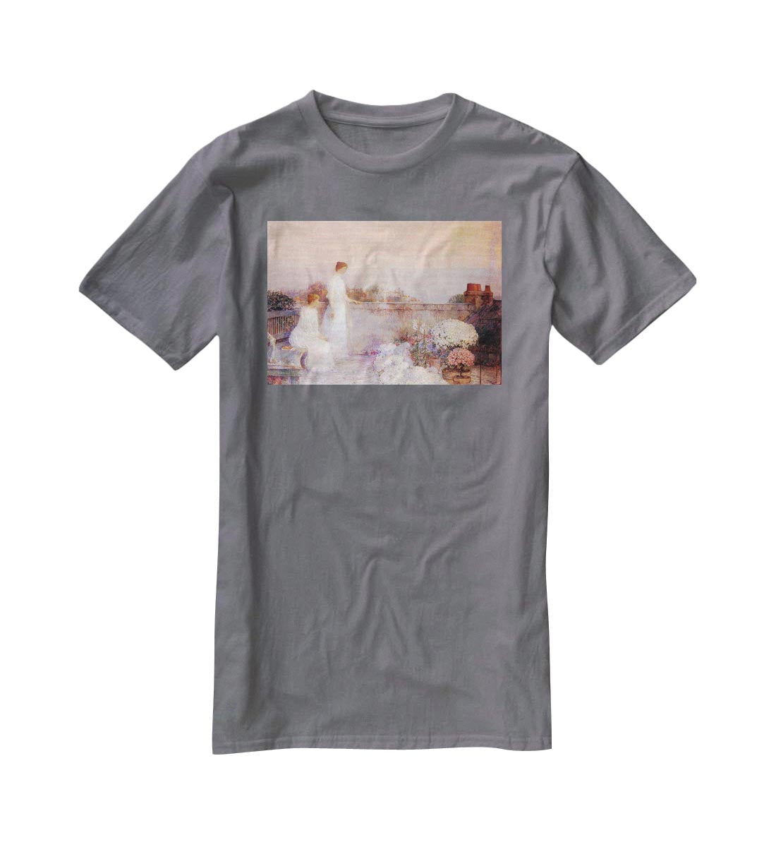 Twilight by Hassam T-Shirt - Canvas Art Rocks - 3